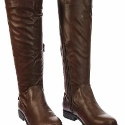 Bamboo Montage77 Knee High Riding Boots W Faux Fur Inner Lining & Stretch Elastic New
