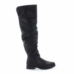 Monterey06 By Bamboo, Over Knee Slouchy Round Toe Riding Boots