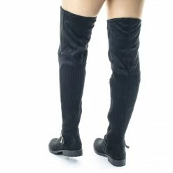 Bamboo New Monterey54 Over Knee Sneaker Riding / Biker Boots. Threaded Lug Sole