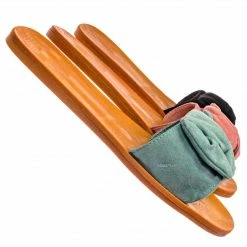 Bamboo Moondance17 Twist Knot Flat Slipper Mule - Women Slide In Boho Wide Band Sandal New