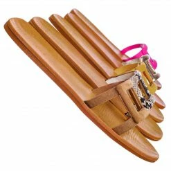Bamboo Moondance48 Caged Strap Slide Sandal - Womens Open Rounded Toe Slippers