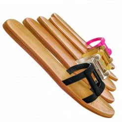 Bamboo Moondance48 Caged Strap Slide Sandal - Womens Open Rounded Toe Slippers