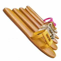 Bamboo Moondance48 Caged Strap Slide Sandal - Womens Open Rounded Toe Slippers