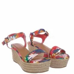 Bamboo Motion02 Espadrile Platform Wedge Sandal - Women Jute Braided Flatform Open Toe New