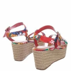 Bamboo Motion02 Espadrile Platform Wedge Sandal - Women Jute Braided Flatform Open Toe New