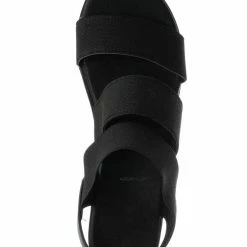 Bamboo Pansy25 White EVA Flatform Contour Elastic Sandal - Women White Foam Platform New