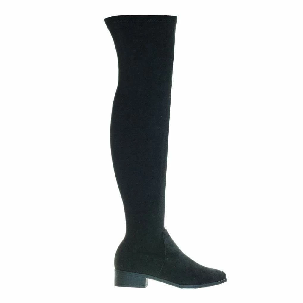 Bamboo Play04 Over-The-Knee Thigh High Boots W Low Block Heel & Inner Zipper New