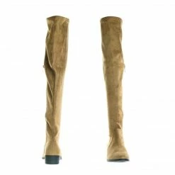 Bamboo Play04 Over-The-Knee Thigh High Boots W Low Block Heel & Inner Zipper New