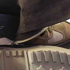 Bamboo Powerful06 Faux Fur Lninig Combat Boots - Military Lug Sole Color Block Shoes New