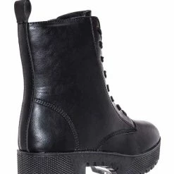 Bamboo Powerful47 Fashion Combat Boots New