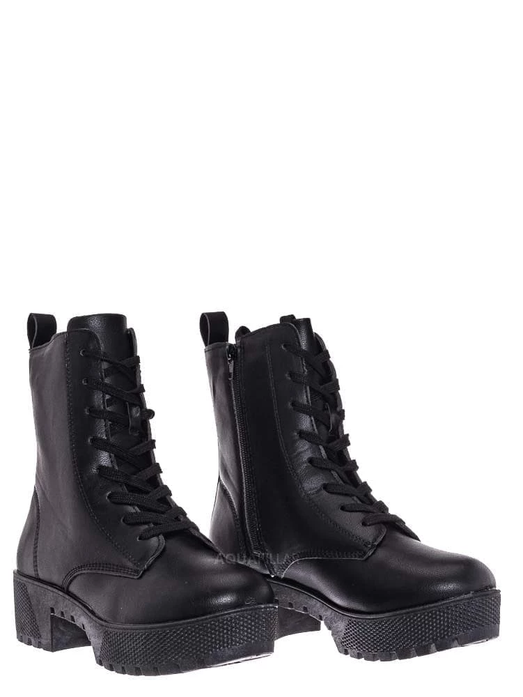 Bamboo Powerful47 Fashion Combat Boots New