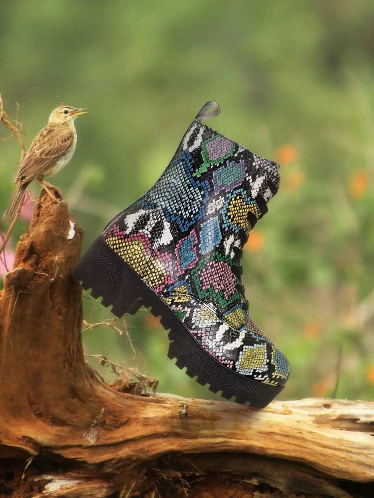 Bamboo Powerful47 Fashion Combat Boots New