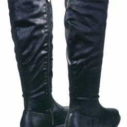 Bamboo Primetime37 Women Vintage Knee High Riding Boots