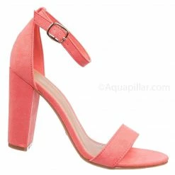 Bamboo Rampage04s Chunky Block Heel Dress Sandal W Ankle Strap, Solid & Print