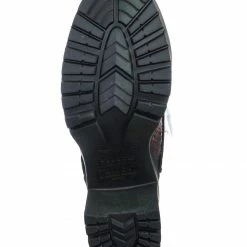 Bamboo New Regal01 Faux Fur Lined Combat Booties - Womens Laced Up Chunky Block Heels