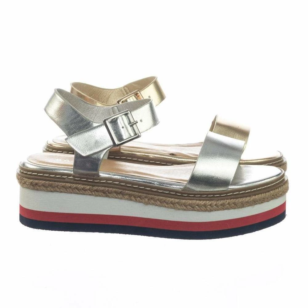 Bamboo Retreat04 Light Weight Foam Platform Flatform Espadirlle Jute Layer Color Block New