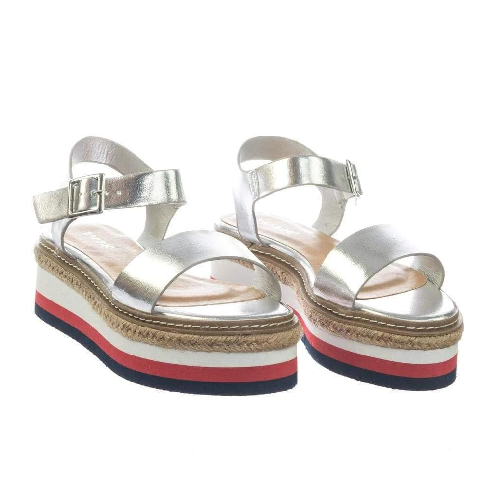 Bamboo Retreat04 Light Weight Foam Platform Flatform Espadirlle Jute Layer Color Block New