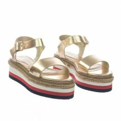 Bamboo Retreat04 Light Weight Foam Platform Flatform Espadirlle Jute Layer Color Block New