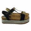 Bamboo Riri08 Comfort Padded Espadrille Rope Flatform Platform Sandal