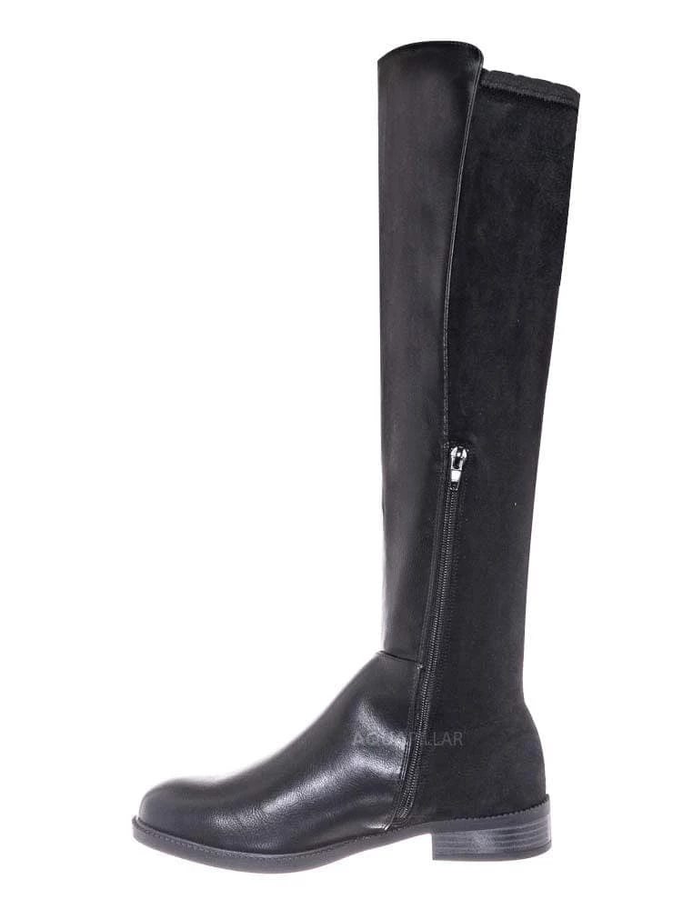 Bamboo Sector08 Duo Fabric Knee High Riding Boots New