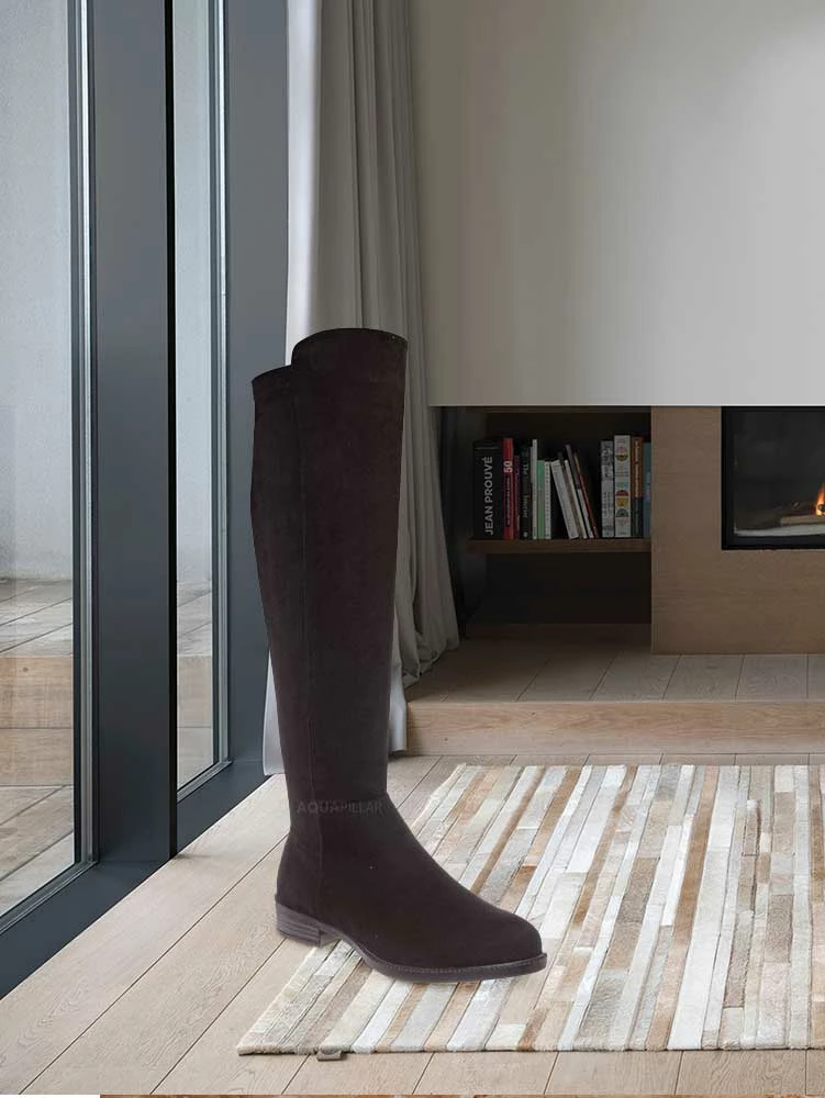 Bamboo Sector08 Duo Fabric Knee High Riding Boots New