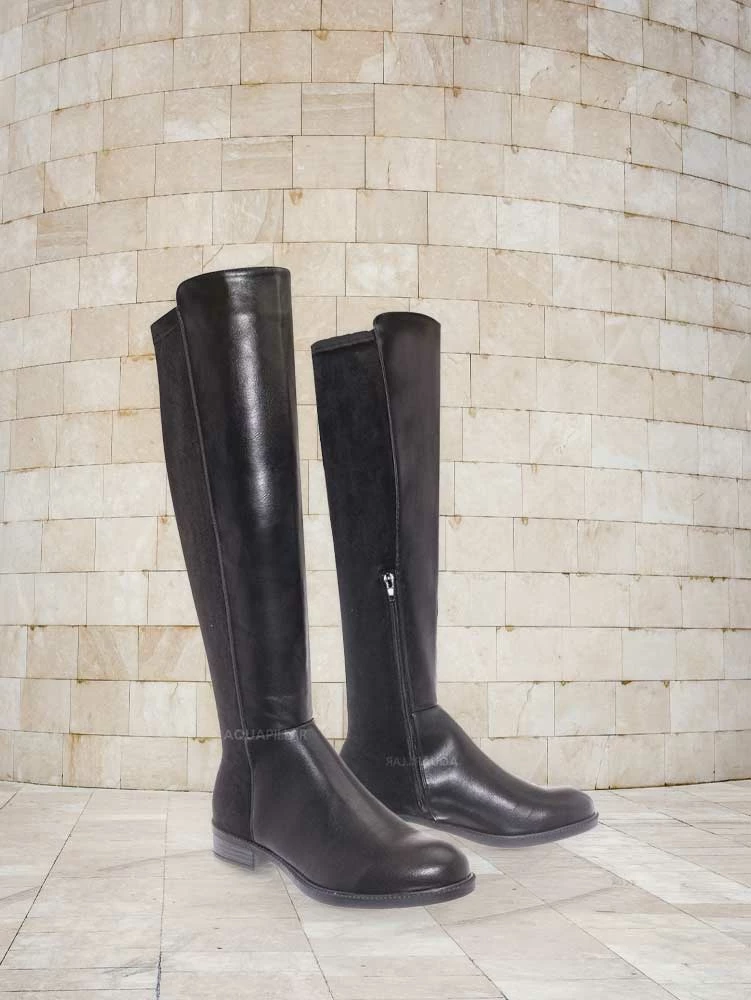 Bamboo Sector08 Duo Fabric Knee High Riding Boots New