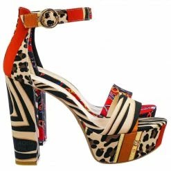 Bamboo New Shocking23 Festive Chunky Block Heel Sandal -Women Open Toe Dressy Platform Shoe