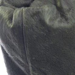 Bamboo New Showcase06 Faux Fur Lining Antique Metal Stud Detail, Knee High Stack Block Heel