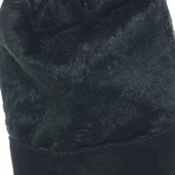 Bamboo New Showcase06 Faux Fur Lining Antique Metal Stud Detail, Knee High Stack Block Heel