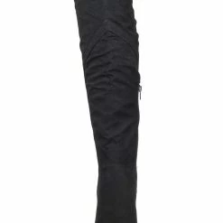 Bamboo Showcase14 Block Heel Western Boots - Women Slouchy Knee High Shoe