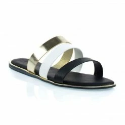 Bamboo Stardust51 Comfortable Padded Flat Gladiator Sandal W Multi Colored Block New