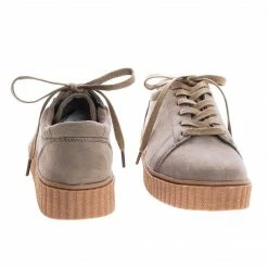 New Stealthy01M By Bamboo, Classic Round Toe Lace Up Flats With Platform Ribbed Tooling Sneaker