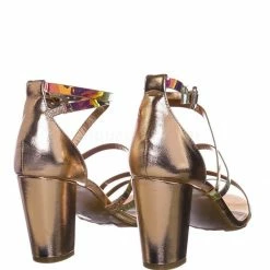 Bamboo New Striking32 Chunky Block High Heel Strappy Sandal - Women Gladiator Open Toe