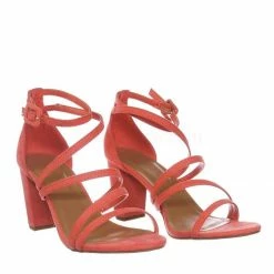 Bamboo New Striking32 Chunky Block High Heel Strappy Sandal - Women Gladiator Open Toe