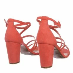 Bamboo New Striking32 Chunky Block High Heel Strappy Sandal - Women Gladiator Open Toe