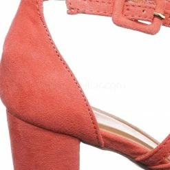 Bamboo New Striking32 Chunky Block High Heel Strappy Sandal - Women Gladiator Open Toe