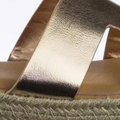 Bamboo Superb01 Espadrille Rope Wrap Flatform Platform Slide Slipper W White Outsole