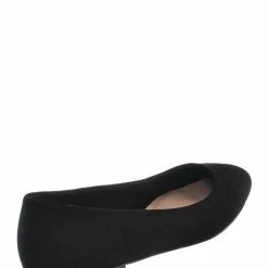 Bamboo New Sweep01 Square Toe Ballet Flats - Womens Solid & Cheetah Ballerina Padded Shoes