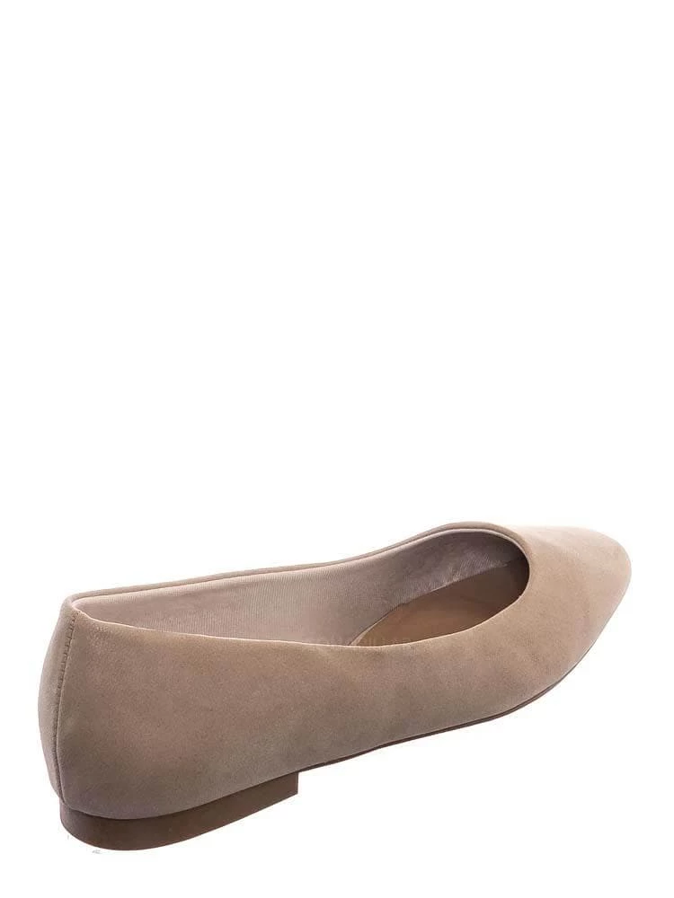 Bamboo New Sweep01 Square Toe Ballet Flats - Womens Solid & Cheetah Ballerina Padded Shoes