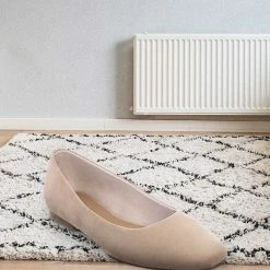 Bamboo New Sweep01 Square Toe Ballet Flats - Womens Solid & Cheetah Ballerina Padded Shoes