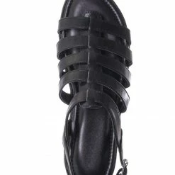 Bamboo Tough10 Cage Flatform Heel Clog Sandal - Womens Gladiator Strap Open Toe Shoe New