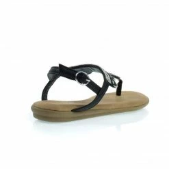 Bamboo Tundra59 Comfortable Padded Flat Sandal W Tribal Inspired Beads & Rhinestone New