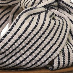 Bamboo New Upbeat10 Slide In Slippers W Knotted Sandal - Women's Floral Stripe Linen Shoes