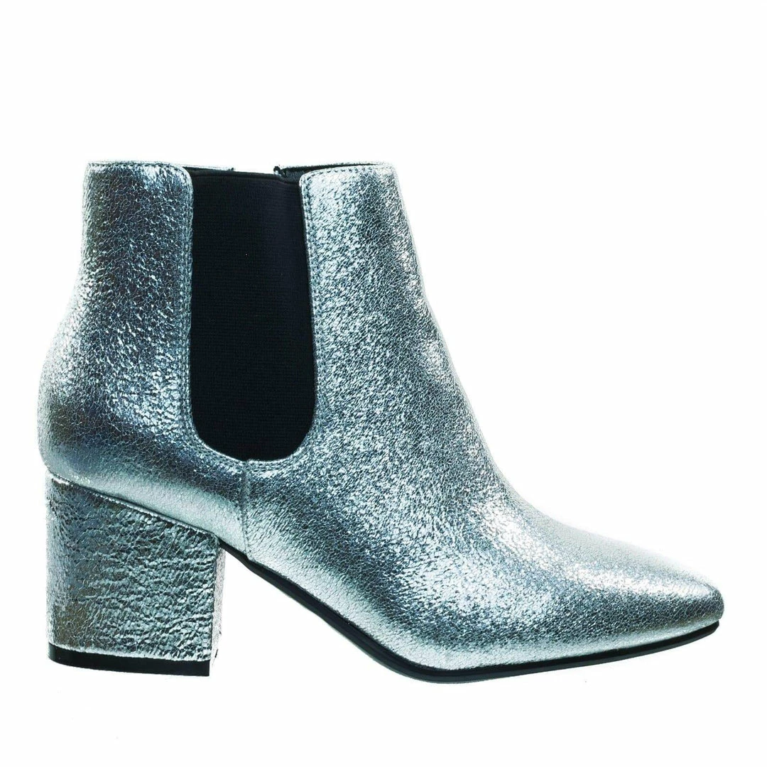 Bamboo Upscale04 Chunky Block Heel Chelsea Ankle Bootie W Side Elastic, F-Suede Lining New