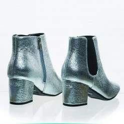 Bamboo Upscale04 Chunky Block Heel Chelsea Ankle Bootie W Side Elastic, F-Suede Lining New