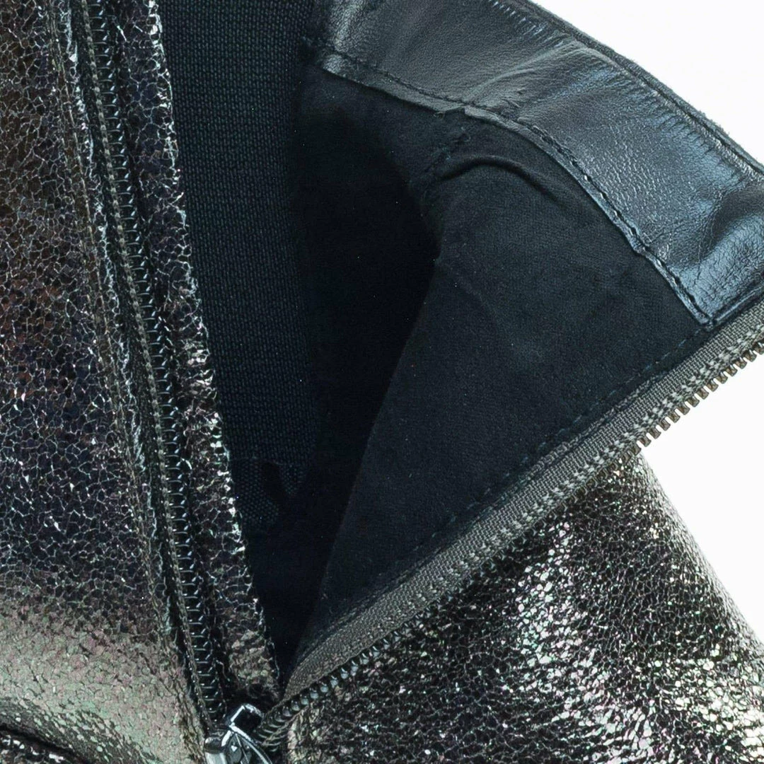 Bamboo Upscale04 Chunky Block Heel Chelsea Ankle Bootie W Side Elastic, F-Suede Lining New