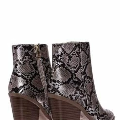 Bamboo Upstream03 Classic Block Heel Bootie New