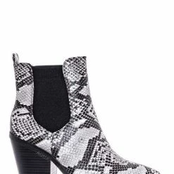 Bamboo New Upstream07 High Block Heel Chelsea Boots