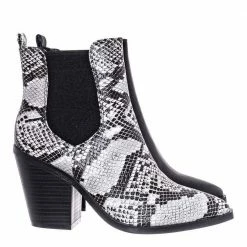 Bamboo New Upstream07 High Block Heel Chelsea Boots