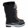 Bamboo Value18 Faux Fur Duck Tall Boots - Quilted & Tweed Snow Rain Shoe New
